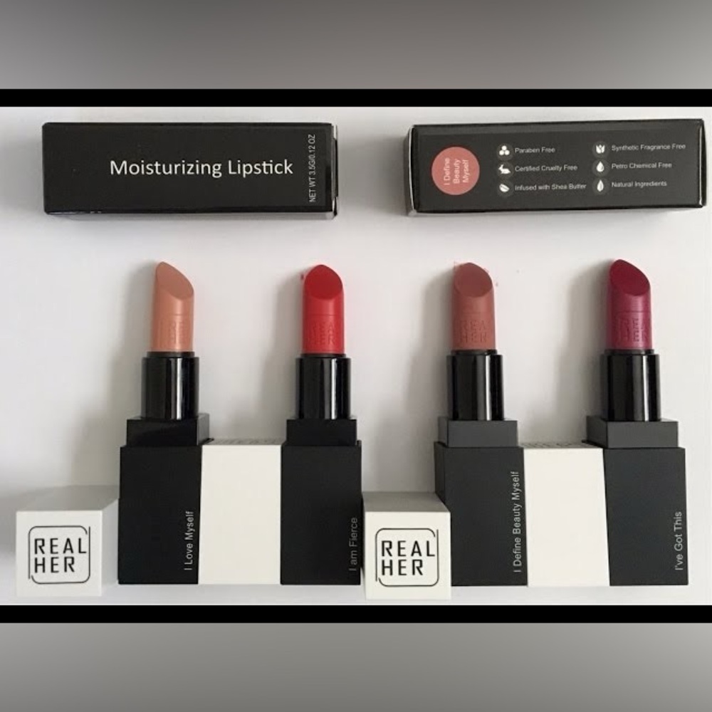 *BRAND NEW/UNOPENED/ UNUSED* Real Her ‘I am Powerful’ Moisturizing Lipstick 12oz - Picture 7 of 8